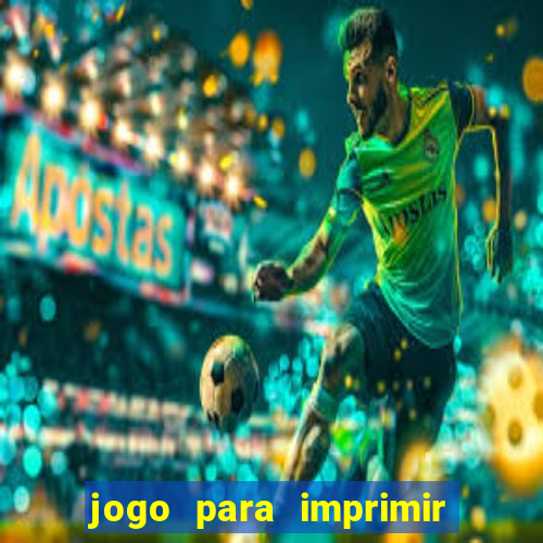 jogo para imprimir e montar